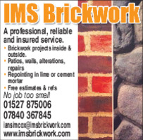 Ims Brickwork Advert