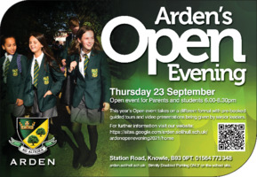 Arden School Advert