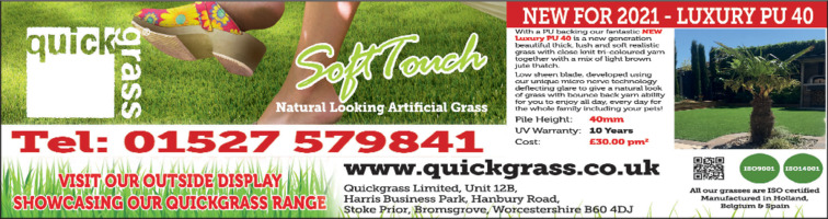 Quick Grass Showroom Advert