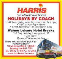 Harris Coaches Advert