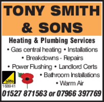 Tony Smith & Sons Ltd Advert