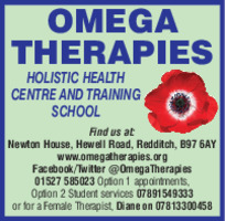 Omega Therapies Advert