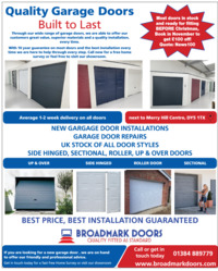 Broadmark Garage Doors Advert