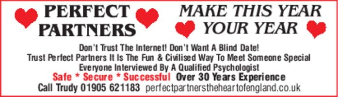 Perfect Partners - T Williams Advert