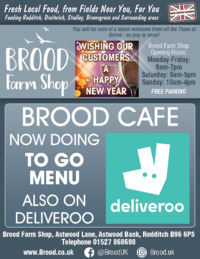 Brood Farm Shop Advert