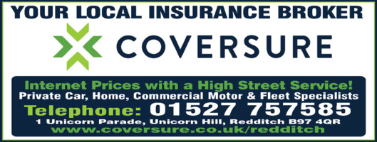 Coversure Insurance Services Advert