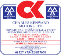 Charles Kenward Motors Ltd Advert
