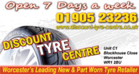 Discount Tyre Centre Advert