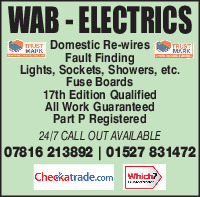 Wab Electrics Advert