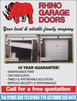 Rhino Roofing Ltd Advert