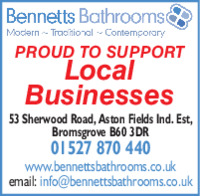 Bennetts of Bromsgrove Ltd Advert