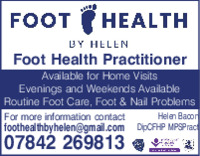 Foot Health By Helen Advert