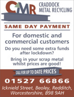 Craddock Metal Recycling Ltd Advert