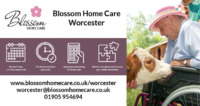 Blossom Home Care Worcester Advert
