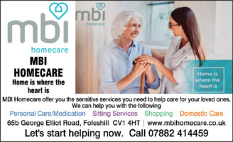 MBI Homecare Advert