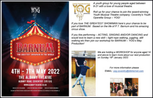 Coventry Youth Operetta Group Advert