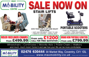 Max Mobility Ltd Advert