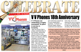 V V Phones Advert