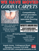 Godiva Carpets Advert