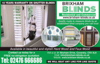 Brixham Blinds Advert