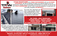Titan Roofcare Advert