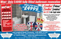 City Bathrooms & Kitchens Ltd Advert