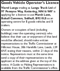 Lungu Truck Ltd Advert