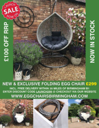 Egg Chairs Birmingham Advert