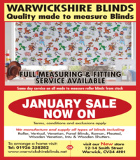 Warwickshire Blinds Advert