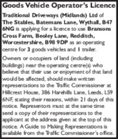 Traditional Driveways (Midlands) Ltd Advert