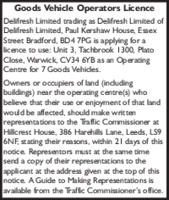 Delifresh Limited Advert