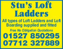 Stu's Loft Ladders Advert