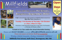 Millfields First School Advert