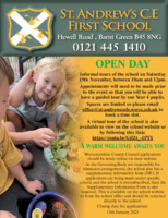St Andrews C of E First School Advert