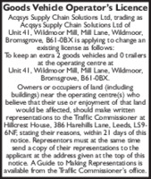 Acqsys Supply Chain Solutions Ltd Advert