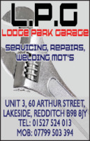 Lodge Park Garage Advert
