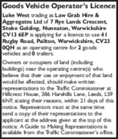 Law Grab Hire & Aggregates Limited Advert
