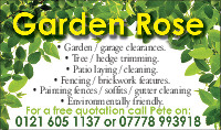 Garden Rose Advert