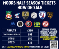 Solihull Moors FC Advert