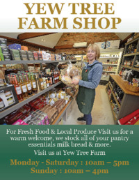 Yew tree Farm Shop Advert