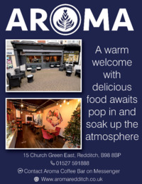 Aroma Coffee Bar Advert