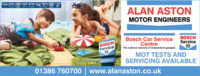 Alan Aston Motor Centre Advert