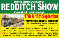 Redditch Model Railway Club Advert